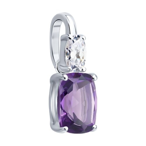 Подвеска из серебра "Мишка"