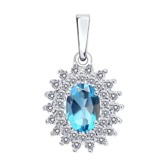 Подвеска-шарм из серебра