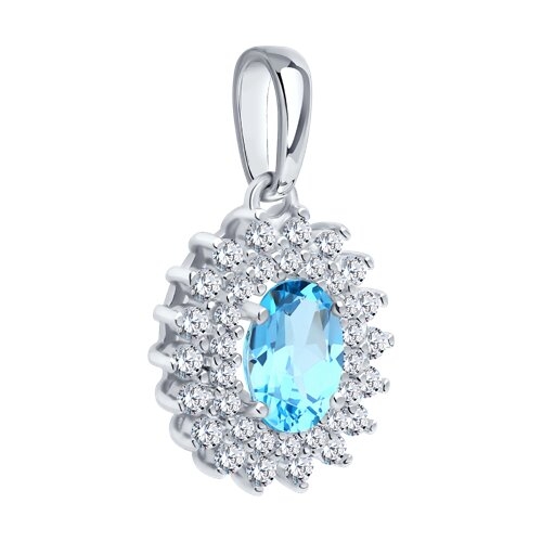 Подвеска-шарм из серебра