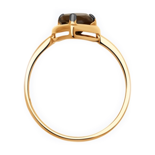 Кольцо из серебра с ювелирным кристаллом