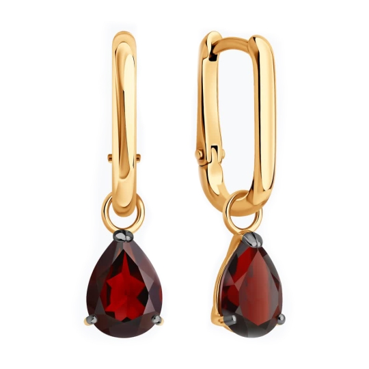 Серьги из серебра с эмалью