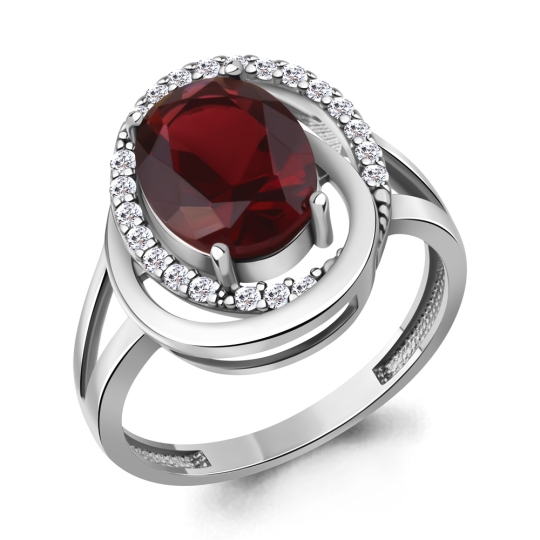 Кольцо из серебра с эмалью