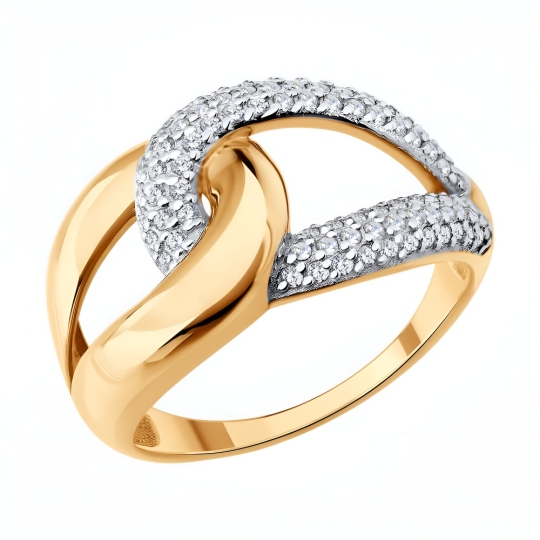 Кольцо из золота с бриллиантами