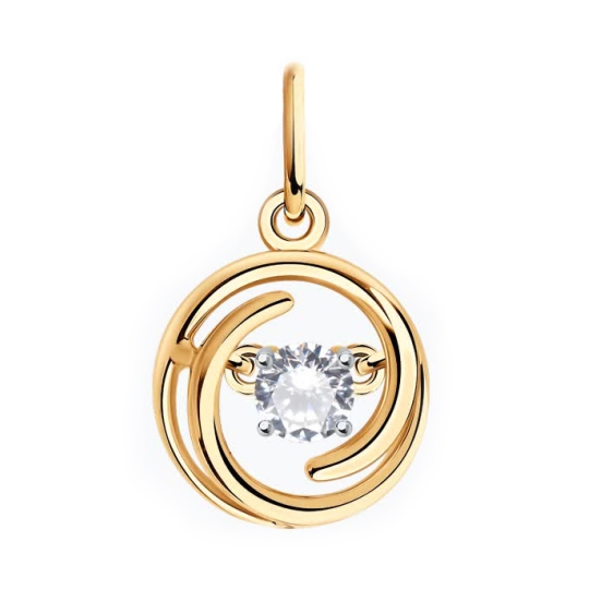 Подвеска из серебра с чернением "Христос Воскресе"