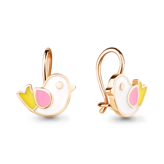 Серьги из серебра с миксом камней