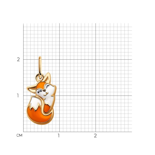 Подвеска из серебра с ювелирным кристаллом