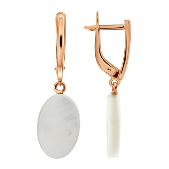 Серьги из золота с жемчугом