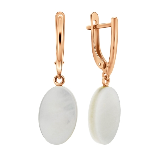 Серьги из золота с жемчугом