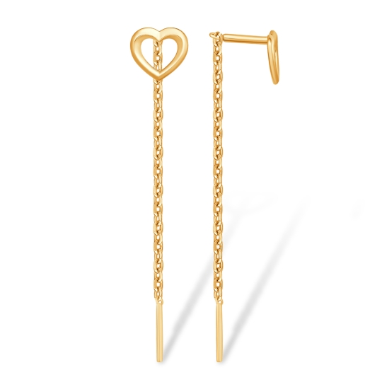 Серьги из серебра с топазами и фианитами