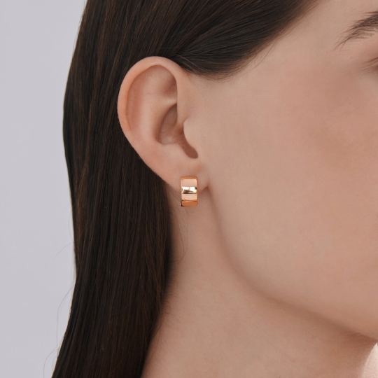 Серьга-кафф из серебра