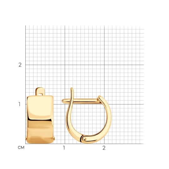 Серьга-кафф из серебра