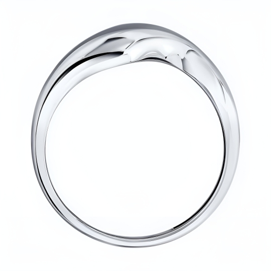 Кольцо из золота с алмазной гранью