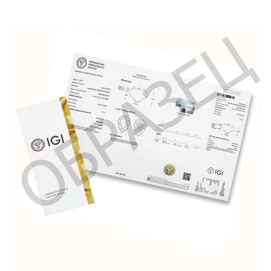 Серьги из комбинированного золота с бриллиантами и сапфирами