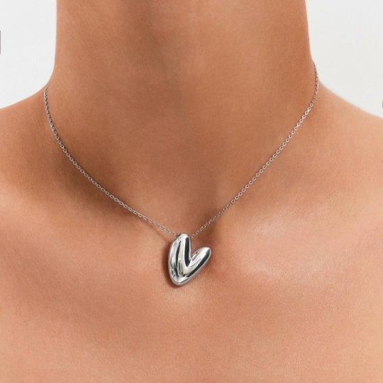 Подвеска-крест из серебра