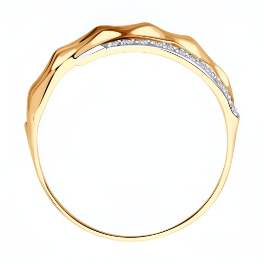 Кольцо из золота с жемчугом