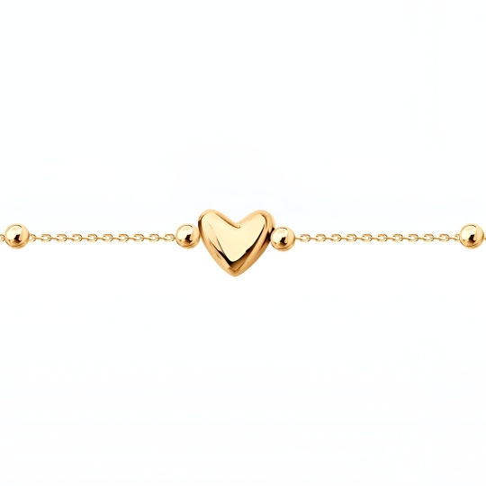 Браслет из золота с алмазной гранью