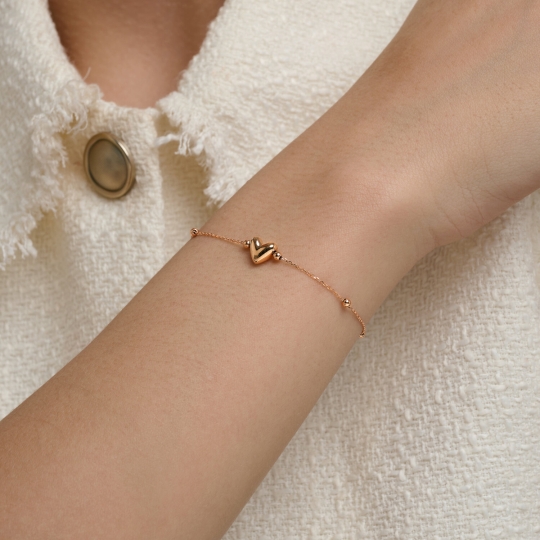 Браслет из золота с алмазной гранью