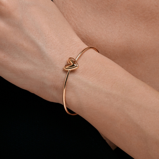 Браслет из золота с гранатами