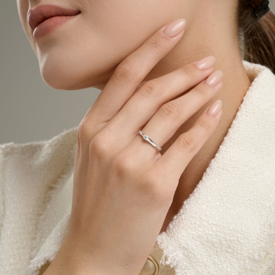 Кольцо из серебра с жемчугом