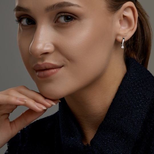 Серьги из серебра 