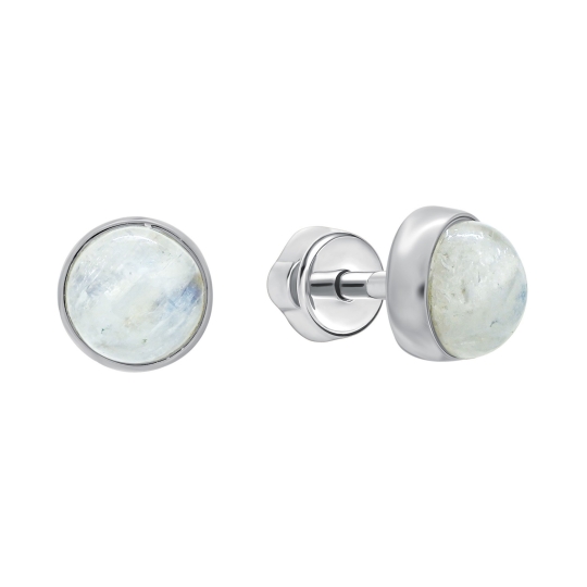 Серьги из серебра с амазонитами