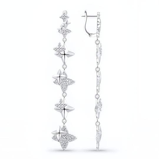 Серьги из серебра 