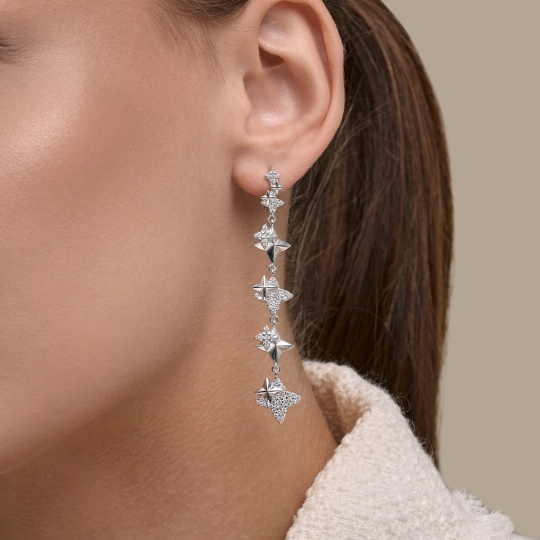 Серьги из серебра 