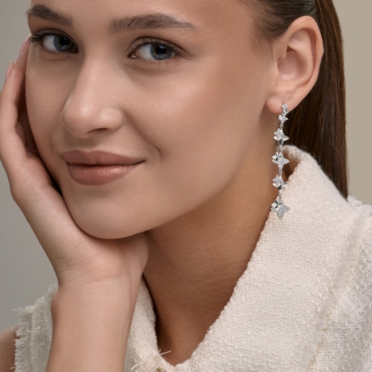 Серьги из серебра 