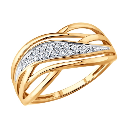 Кольцо из золота с бриллиантами