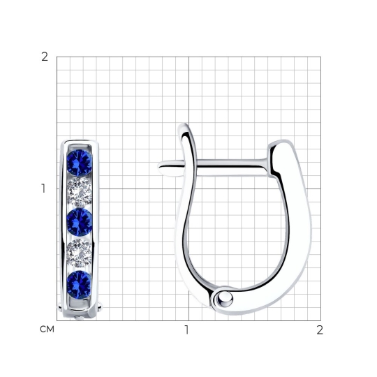 Серьги из серебра