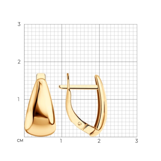 Серьги из золота