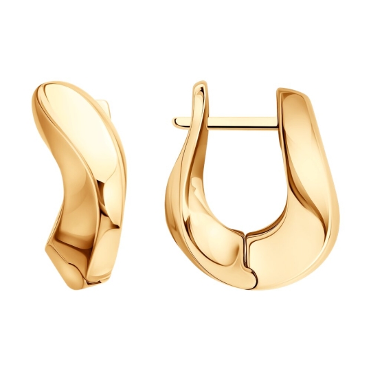 Серьги из золота с бриллиантами и сапфирами