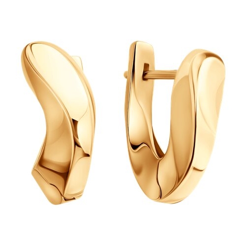 Серьги из золота с бриллиантами и сапфирами