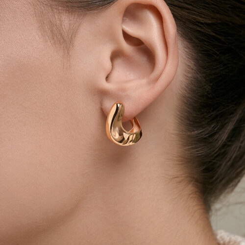 Серьги из золота с бриллиантами и сапфирами