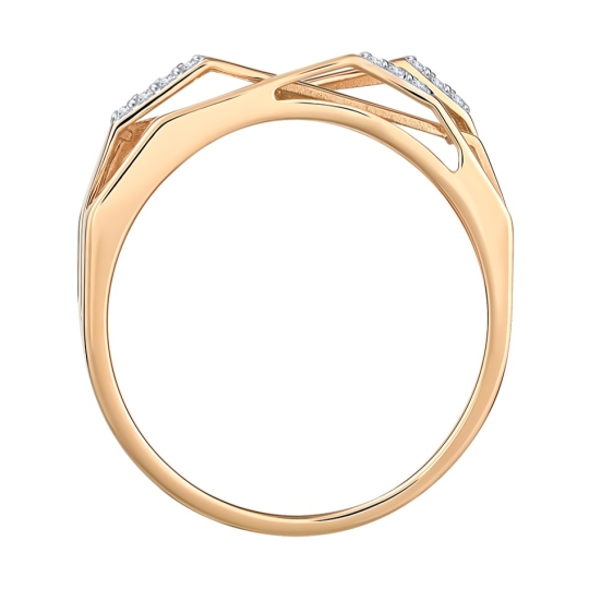 Кольцо из золота "Спаси и сохрани"