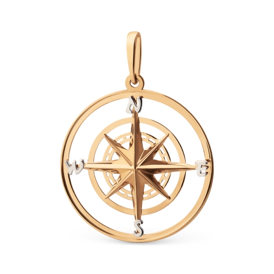 Подвеска из золота с фианитами