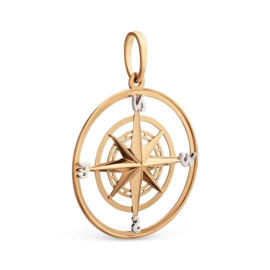 Подвеска из золота с фианитами