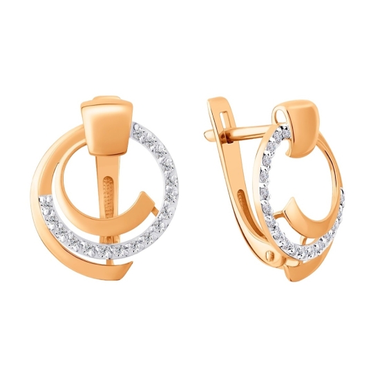 Подвеска из золота с фианитами