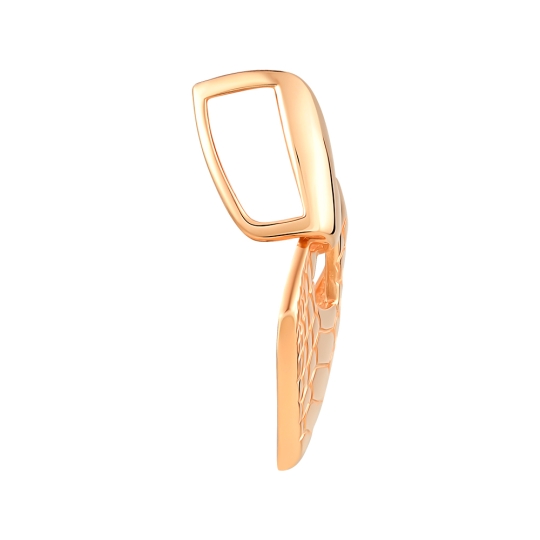 Подвеска-буква из золота с фианитами "Е"