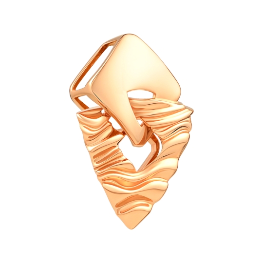 Подвеска из золота "Знак зодиака Водолей"