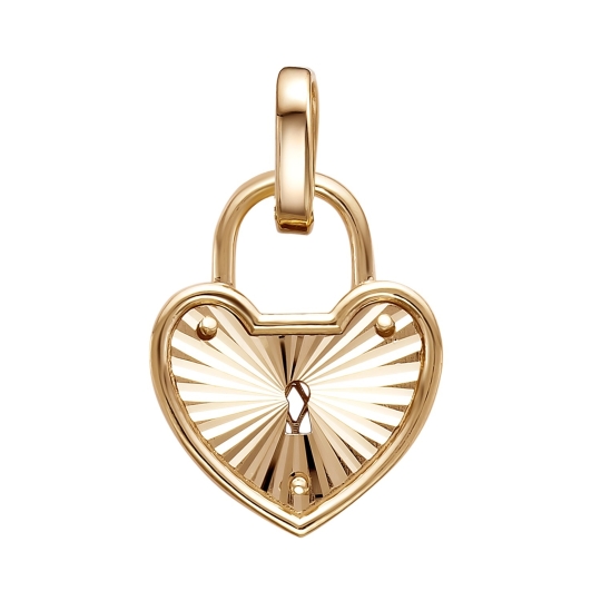 Подвеска из золота с фианитом