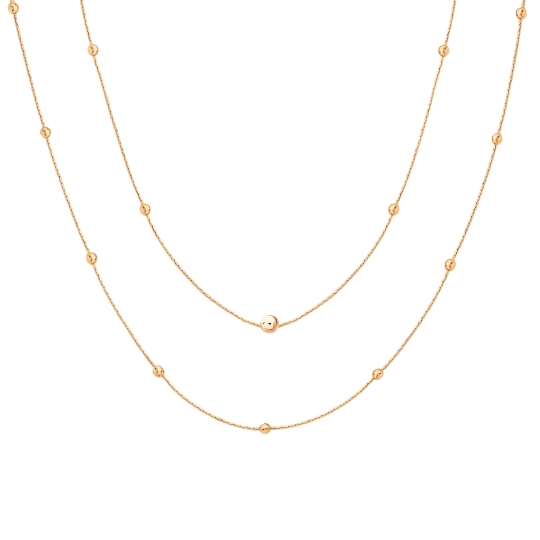 Колье из золота с фианитами