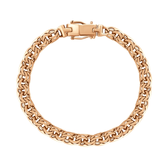 Браслет из жемчуга с золотыми вставками