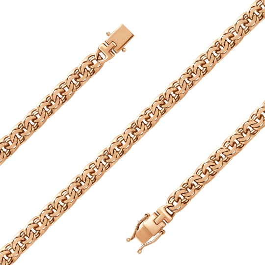 Браслет из жемчуга с золотыми вставками