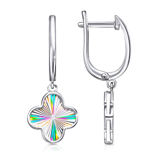 Серьги из серебра с жемчугом