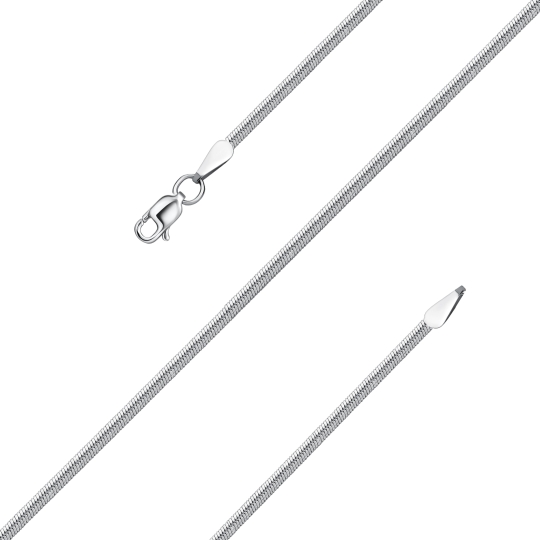 Цепь из серебра плетения "Бисмарк"