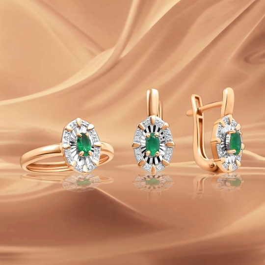 Серьги из золота 