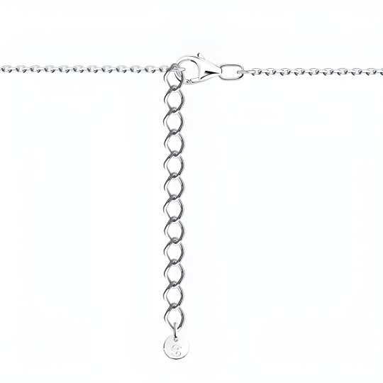 Серьги-трансформеры из серебра с фианитами