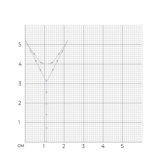 Колье из серебра с фианитом