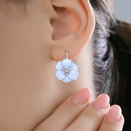 Серьги из серебра